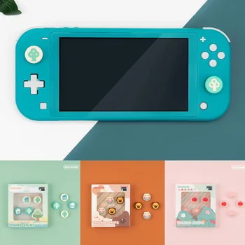 

Animal Crossing Small Tree And Tree House Thumb Stick Grip Cap Joystick Cover For Nintendo Switch Lite Joy-Con Controller Case