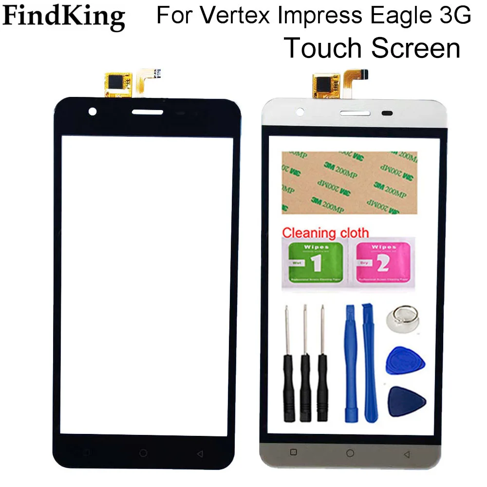 5 ''мобильный сенсорный Экран Панель для Vertex Impress Орел 3G спереди Стекло