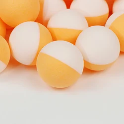 30pcs Creative Table Tennis Balls Double Color Seamed ABS 40mm Balls Plastic Ping Pong Training Balls Accessories