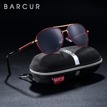BARCUR винтажные Поляризованные солнцезащитные очки для мужчин модные мужские солнцезащитные очки для путешествий