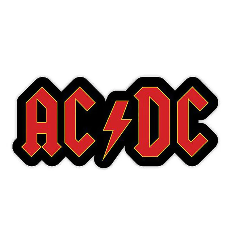 AC DC Music Vinyl Decal Funny Car Sticker for Truck Window Bumper Laptop Decals Decoration Accessories KK | Автомобили и