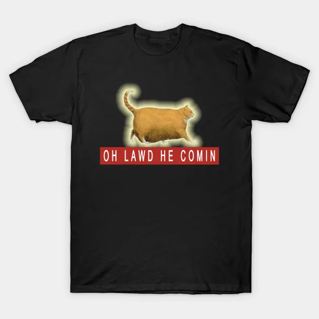 Мужская футболка Chonk Cat Meme Футболка женская | одежда
