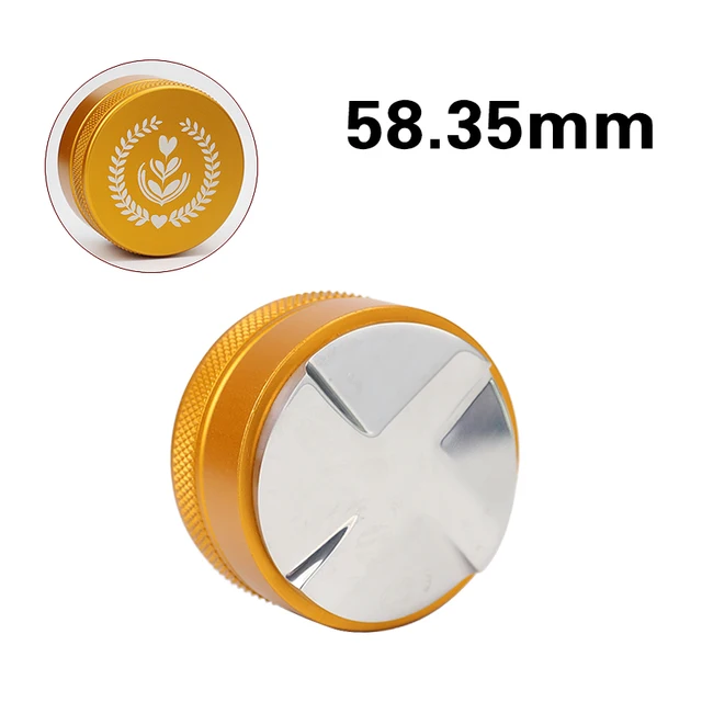Adjustable 304 Stainless Steel Coffee Distributor Espresso Tamper 51/53/54/58/58.35mm Available For Most Portafilter four angled slopes