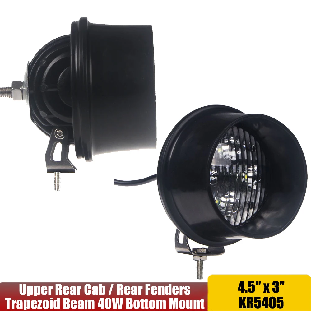 Led Upper Cab Work Light 12V 24V Tractor Fender or Hood Light For