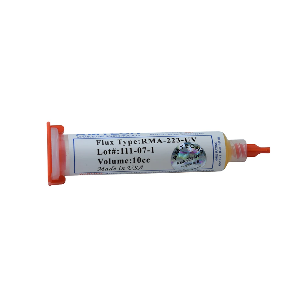 2PCS 10cc  RMA-218 NC-559-ASM  RMA-223-UV Flux Paste Lead-free Solder Paste Solder Flux + Needles harbor freight welding wire