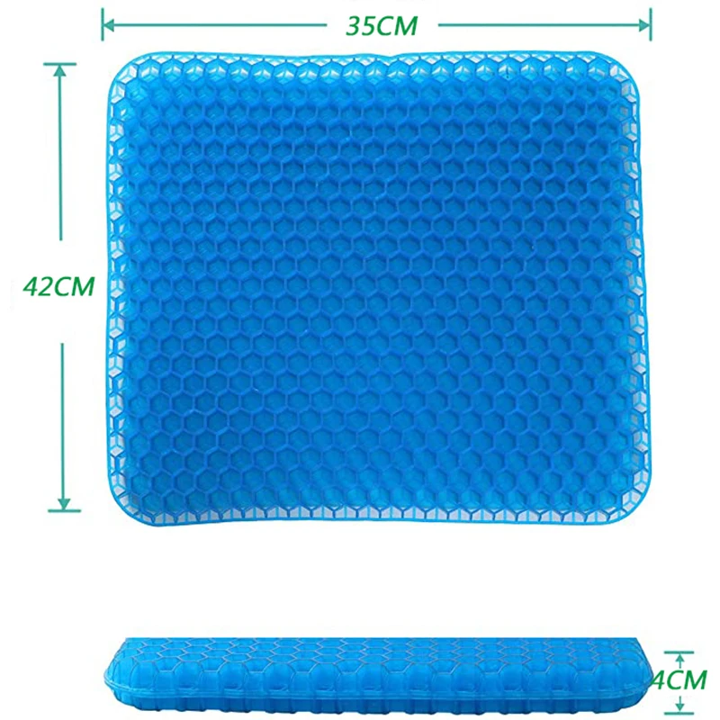 Hottest Double Layers Gel Enhanced Seat Cushion Cooling Orthopedic Memory  Cushion TPE Gel Seat Cushion with Honeycomb Structure - China Gel Seat  Cushion and Memory Cushion TPE Gel Seat Cushion price