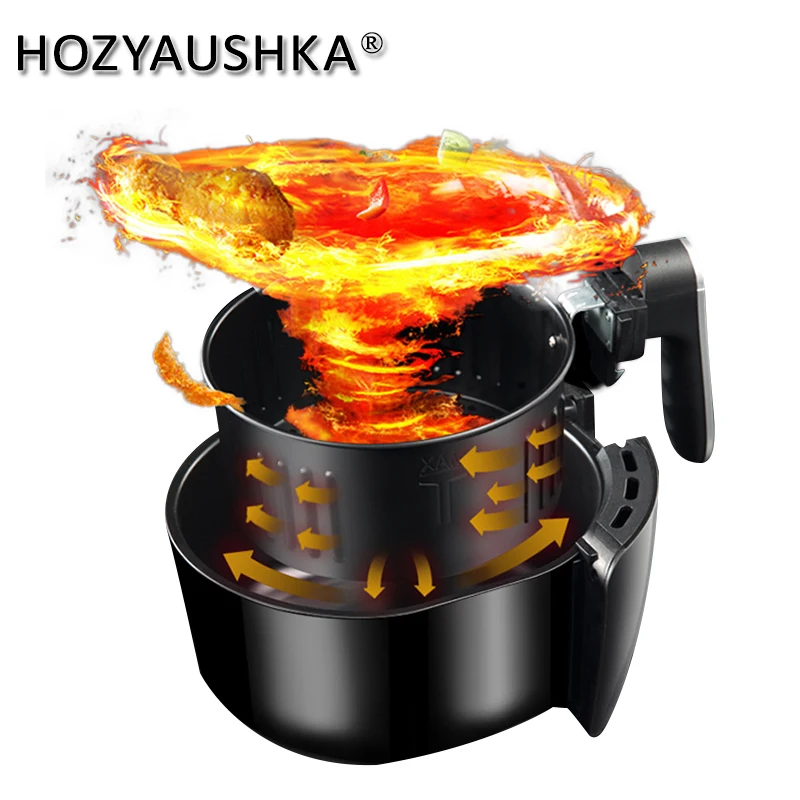 Moulinex Friteuse sans huile XL + gril, 4,2 L, 6 personnes, 8 programmes,  Température réglable, Timer, Air fryer, Frites - AliExpress