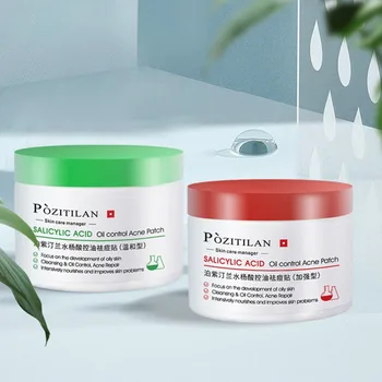 

55 Pcs/box Acne Treatment Pads With 0.5%/2% Salicylic Acid Cotton Patch Treatment Of Acne Skin Acne Remove Pimple Clear Pad M2