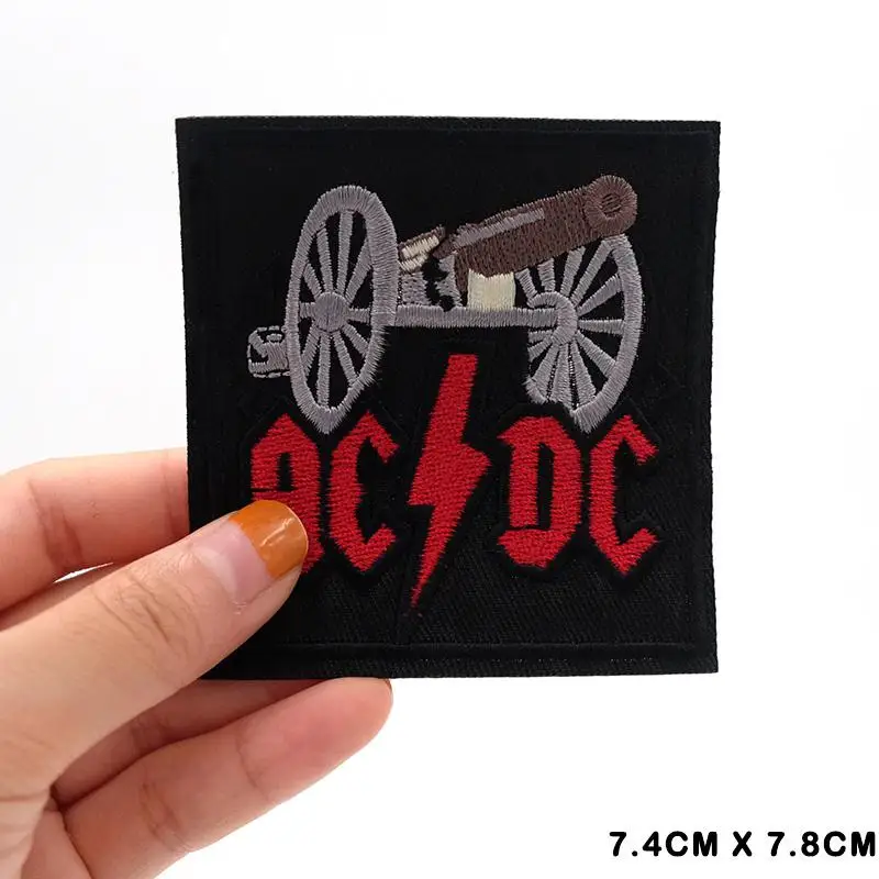 Black Rock тяжелый металл футболка в стиле «хип-хоп» патчи для одежды в стиле «панк» вышитые нашивки гладить на нашивки аппликационная наклейка на куртке - Цвет: 22