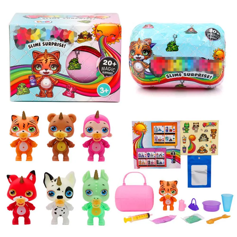 

Poopsies Slime Surprise Ball Dolls Spit Mucus UnicornToy Kid Squeezing music Squishy Stool Stress Reliver Toys For Girls Gifts