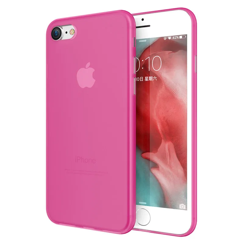 Vibrant Multi-Color Matte Ultra-Thin Frosted Phone Case - Slim, Hard Protection