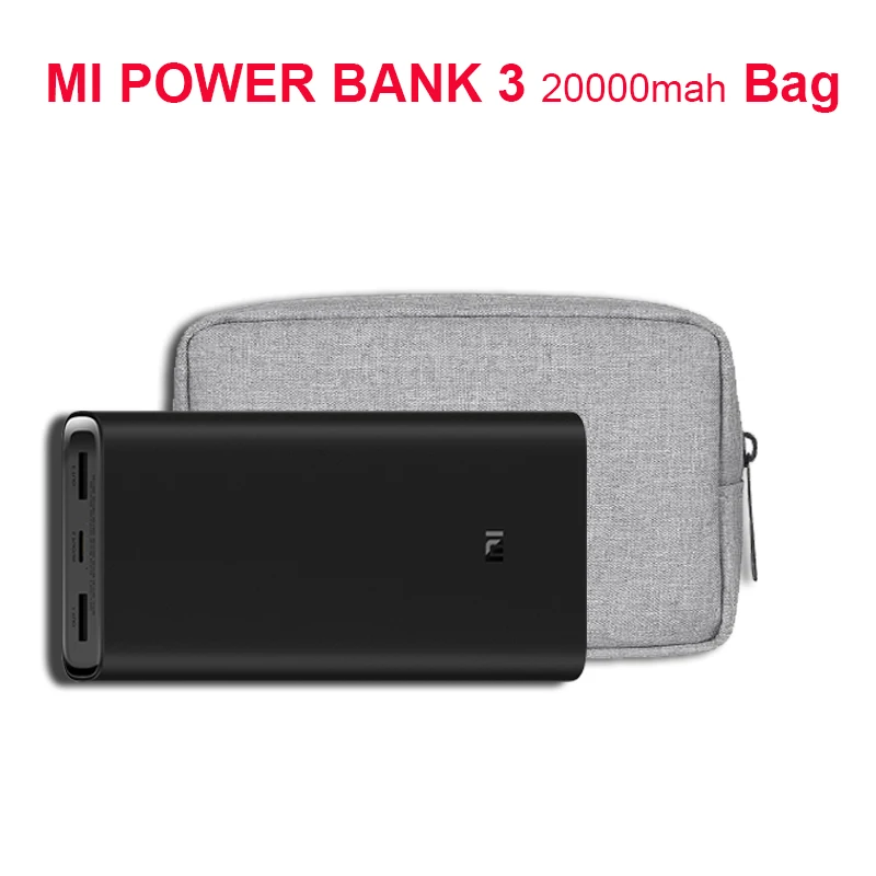 Модный мягкий холщовый чехол для путешествий для Xiaomi power Bank 3 Pro 20000mAh Чехол портативный аккумулятор power Bank сумка для телефона