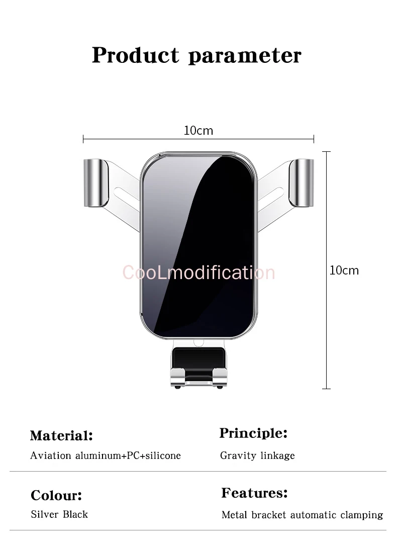 Mobile Phone Holder For Mercedes-Benz GLA 45 amg X156 CLA W117 C117 GLA200 GLA250 COUPE Bracket Phone Holder Clip Stand in Car