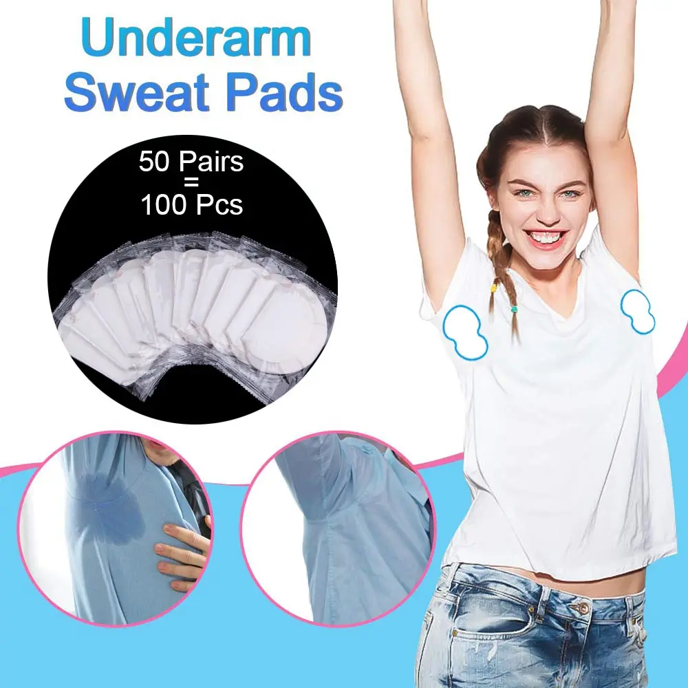 Underarm-Sweat-Pads Deodorant Antiperspirant Absorb-Liners Armpit-Stickers for Men 100/200pcs