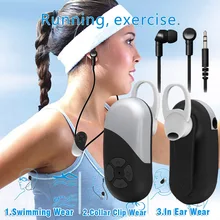 MP3 плеер Bluetooth наушники 8 Гб IP68 Водонепроницаемая гарнитура для плавания/бега/вождения Беспроводные наушники костной проводимости