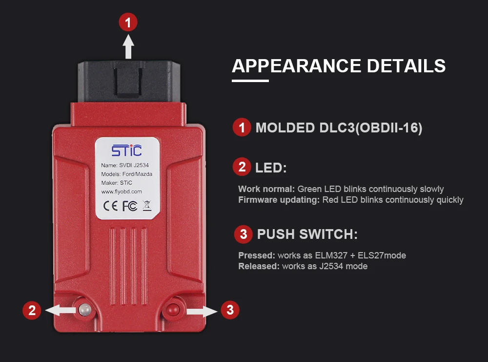 SVCI J2534 диагностический инструмент для VCM II для mazda для F-ord IDS Forscan лучше, чем ELM327 VCM2 горячая Распродажа авто инструмент