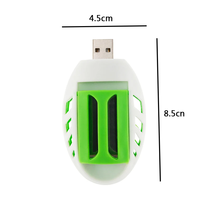 Комаров убийца электрический Противомоскитный репеллент Лето насекомых USB зеленый Электрический Противомоскитный репеллент пластик борьбы с вредителями сна