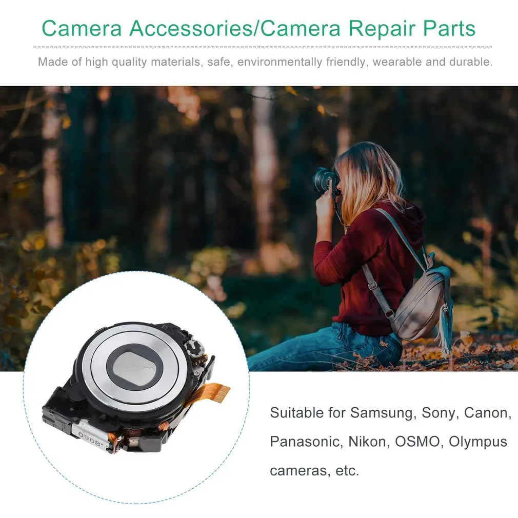 Объектив камеры Zoom для ремонта sony W320 W330 W510 W610 W530 Профессиональная модная запасная камера
