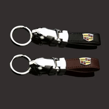 

Car Keychain Keyring for Cadillac Escalade Ats Srx Eldorado Cts Speedo XT5 Sts BLS XLR Deville CT4 CT5 XT6 XTS SLR Accessories