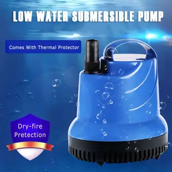 

220V Ultra Quiet Submersible Water Pump Filter Fish Pond Fountain Aquarium Tank High-lift 15-80W 1000-3500L/H
