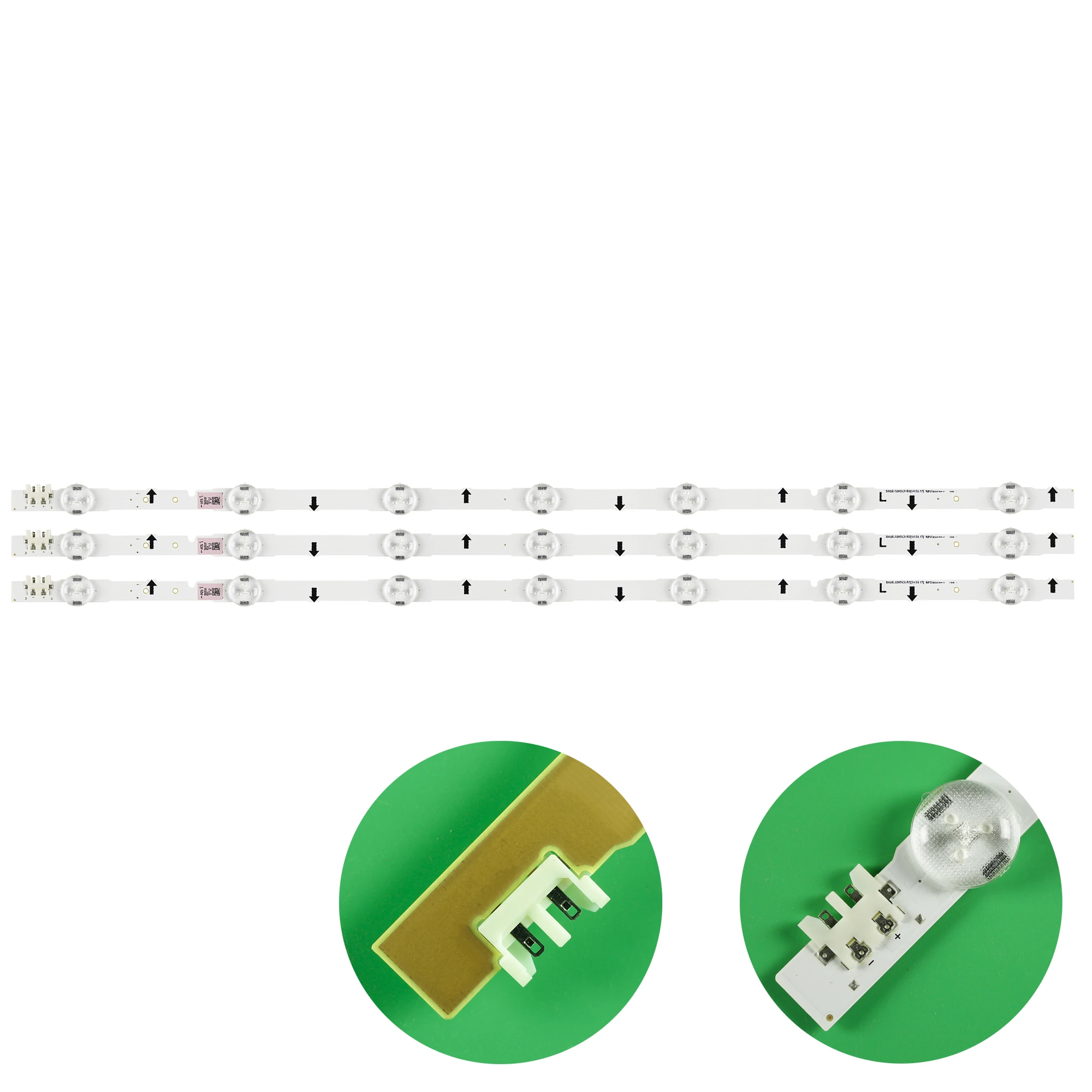 Original NEW 3pcs 7LEDs 650mm LED backlight strip for samsung 32Inch TV 2014SVS32HD D4GE-320DC0-R3 CY-HH032AGLV2H D4GE-320DC0-R2 |