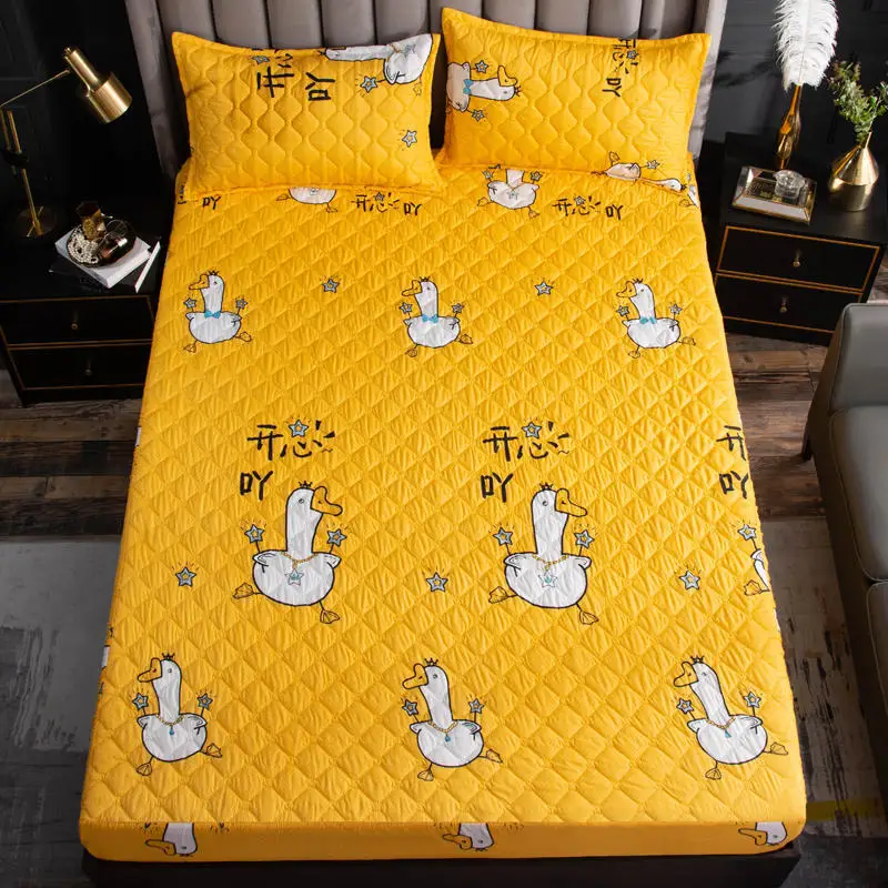 Tanio Cartoon Home pikowane wodoodporne łóżko arkusz ochronny pokrycie materaca sklep