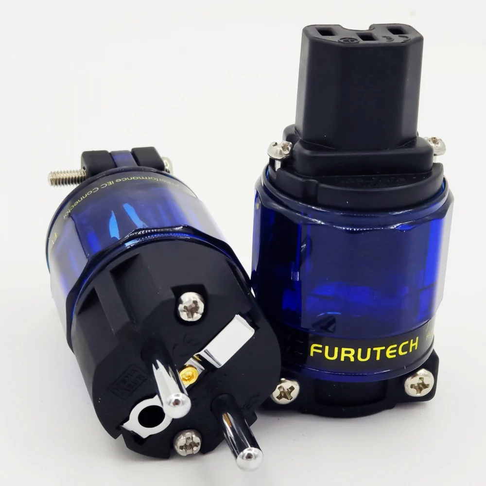 Разъем питания Furutech Hi Fi разъем с родиевым наконечником типа родиевый конец IEC 15A /