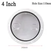 4inch/6inch/8inch ABS Round Deck Inspection Access Hatch Cover Non-Slip Deck Plate marine boat yacht accessories for camper rvs ► Photo 2/6