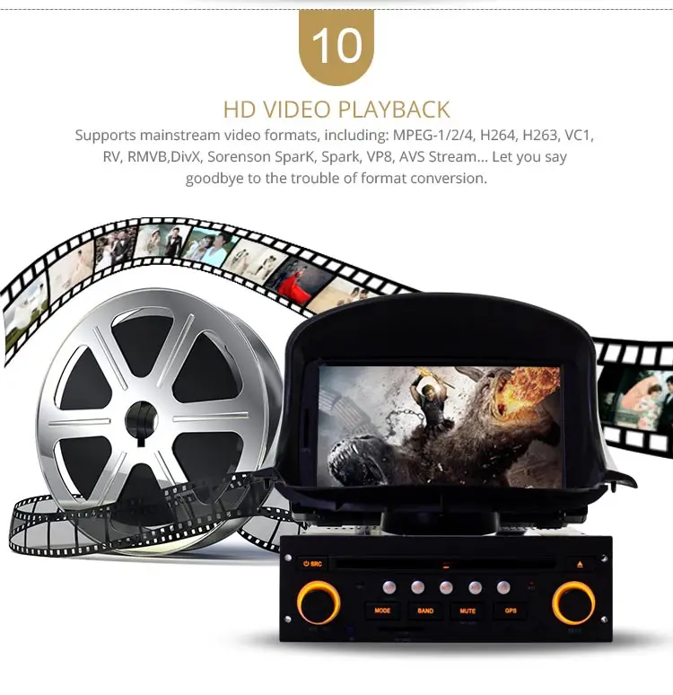 LJDA 1 din 7 дюймов Android 10,0 автомобильный dvd-плеер для peugeot 206 206CC Авто Радио Аудио Bluetooth Canbus gps навигация четырехъядерный