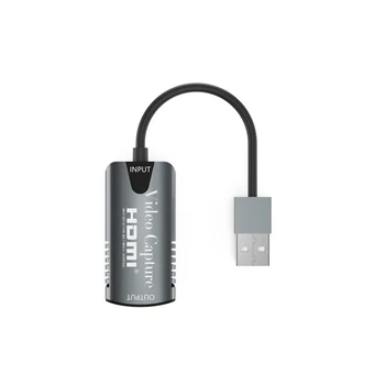 

Computer Components 4K Video Card HDMI Metal HD 1080P Plug And Play Online Teaching Portable USB 2.0 Game Recording