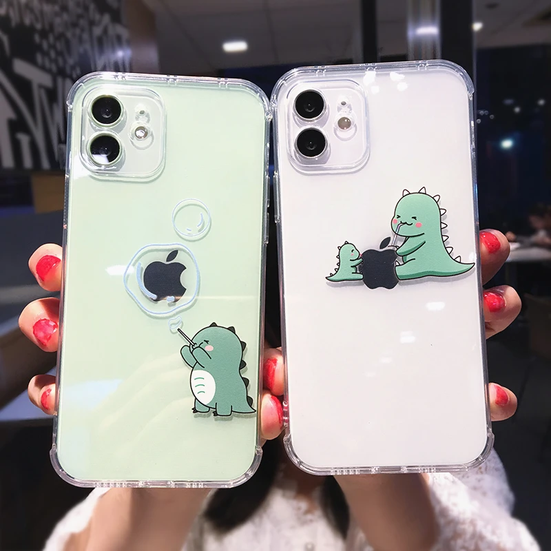 Чехол для iPhone 13 11 12 Pro Max XR XS X 7 8 Plus ТПУ противоударный | Мобильные телефоны и