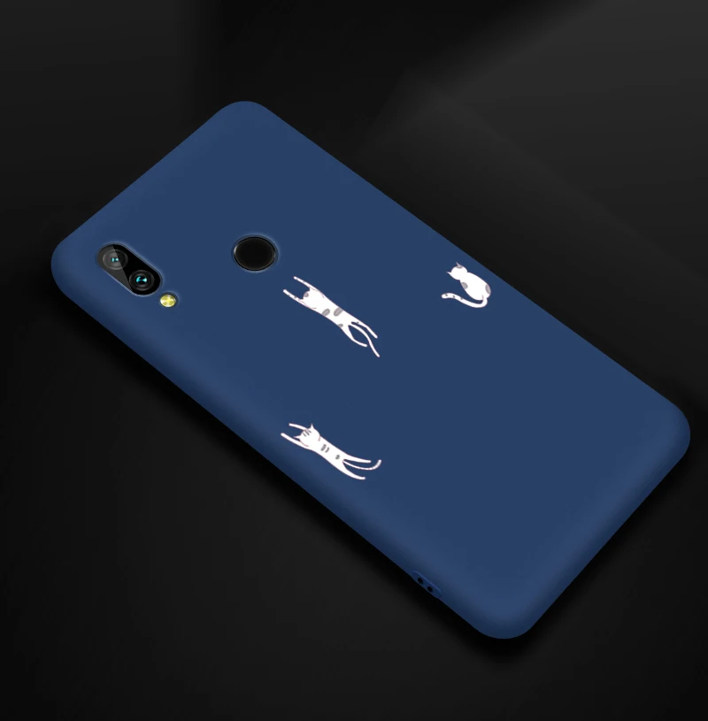 Чехол карамельного цвета для Huawei NOVA 2 4 Honor Play Y5 Y6 Y9 черная матовая задняя крышка для OnePlus 5T Силиконовый ТПУ для телефона - Цвет: 17