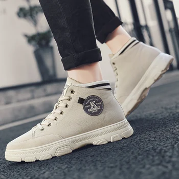 

Winter shoes men outdoor sports shoes men high canvas shoes men's winter boots boots high quality men's casual shoes