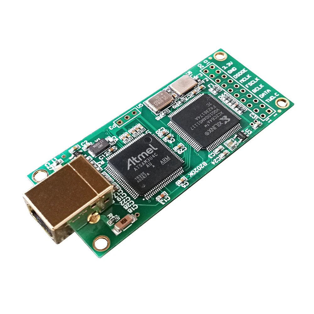 ES9038 Sound Card USB Decoder Headphone AMP Board Italian Amanero Module DSDT0555