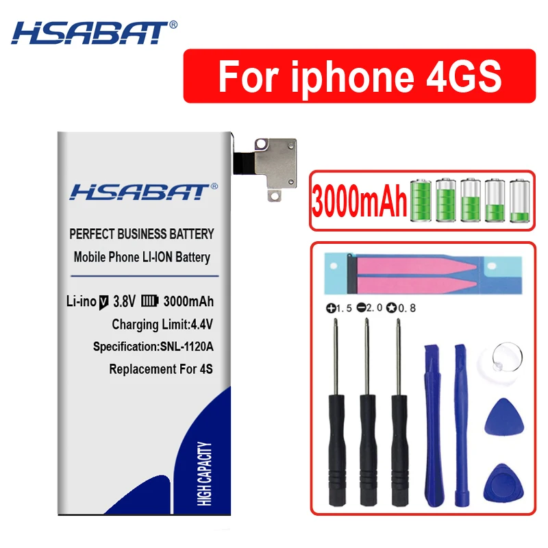 HSABAT 4500 мА/ч, Батарея для Apple iphone 3GS SE 4 4G 4S чехлы для айфонов 5 5G 5S 5C 6 6G 6S plus 7 7G фотоаппаратов моментальной печати 7S 8 8G 8S для iphone 6S Плюс/7 Plus /8 Plus