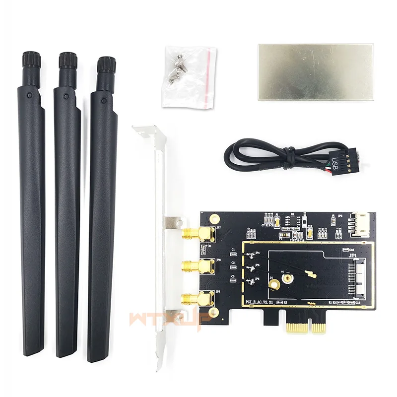BCM94360CSAX BCM943602CS Bcm94331CSAX desktop PCI e PCIE 1x 16x PC wifi + bluetooth адаптер конвертер для WLAN карты