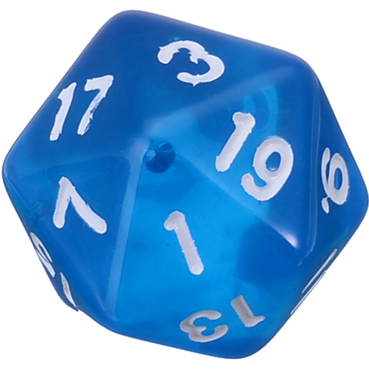 6pcs/set Twenty Sided Dice Clear Dice Set Colorful Funny Outdoor Dices For TRPG Games Dungeons & Dragons Mixed Colors