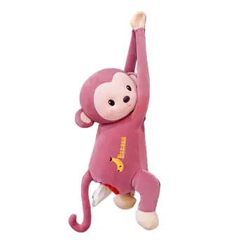 

Cartoon Animal Creative PIPI Monkey Tissue Box Tissue Holder Cute Toy for Car Home Bathroom Kitchen Office