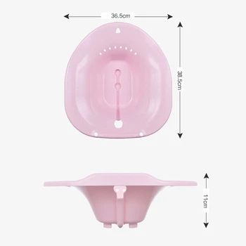 

Postpartum Sitting Basin Of Pregnant Women Bidet Squatting Hemorrhoids Patients Postoperative Care Basin Pink