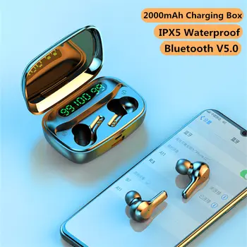 

TWS Wireless Bluetooth Headphones 5.0 Sports Earphones Stereo HD talking Sports Music Noise Cancellation Headset for All phones