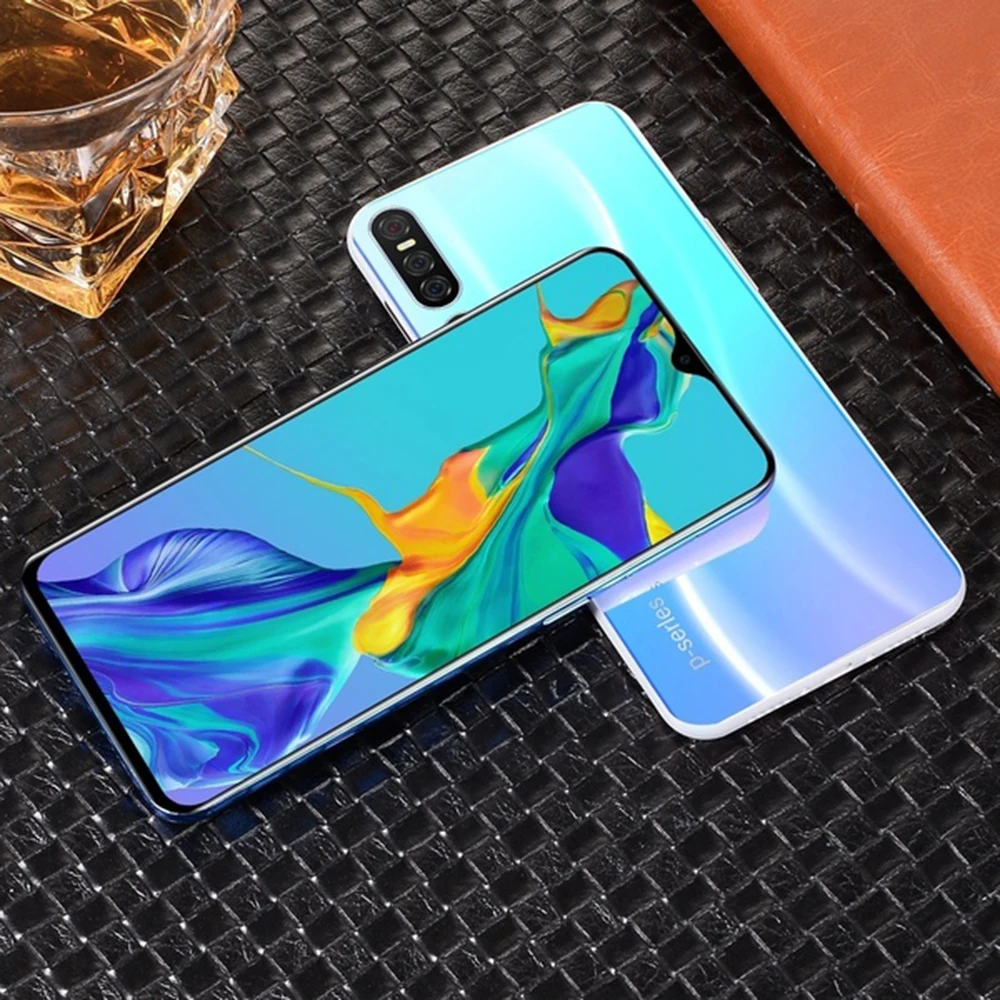 SOYES P30 Pro Mobile Phone Android9.0 RAM 2GB 32GB ROM Smart Unlock Face ID 6.3inch 2 SIM Cards Waterdrop Screen Cellphone
