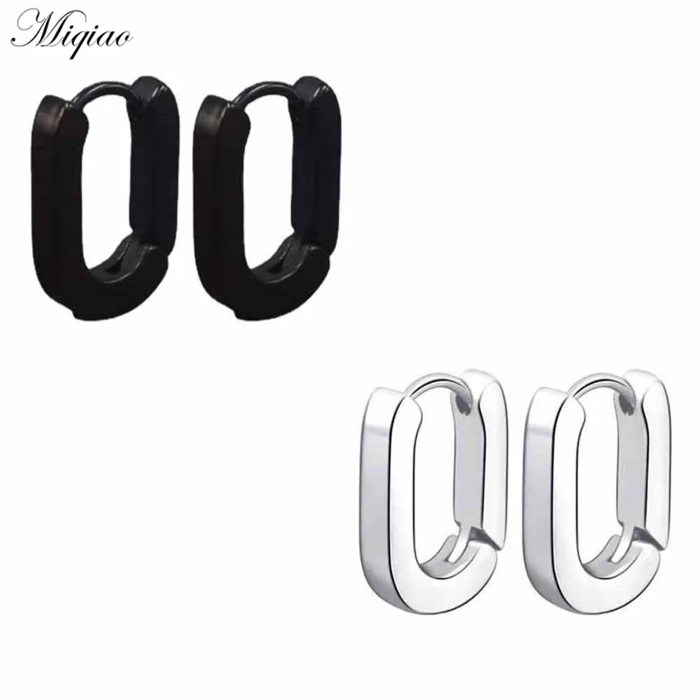 Miqiao 20pcs Fashion Creative Stainless Steel Geometric Ear Buckle Exquisite Body Piercing Jewelry