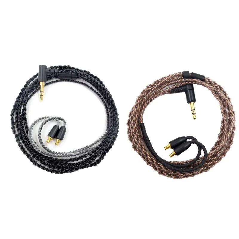 A2DC Connector Copper Cable Cord for ATH LS50 E40 E70 CKR100 CKS1100 Headphones