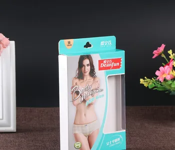 

custom printing pink corrugated die cut flat pack shampoo bottle cosmetics gift foldable carton box with PET window ---PX11283