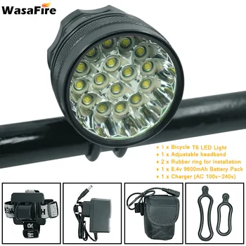 

bicicleta 40000lm Bike Light 16*XML-T6 LED lamp 3 Modes Bicycle front Light Headlight Bike Accessories Outdoor Cycling Light