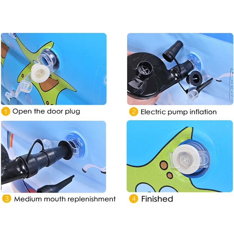 120cm Inflatable Square Swimming Pool Children Bathing Tub Baby Home Use Paddling Pool Kids Inflatable Pool Dropshipping