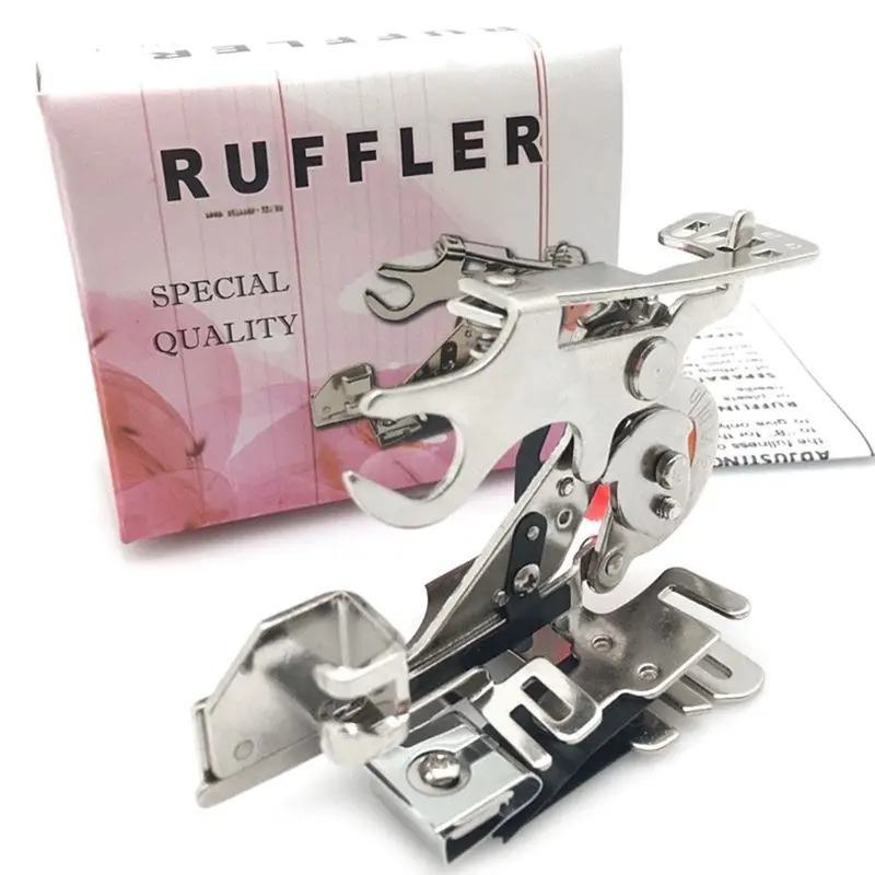 

Household Ruffler Sewing Machine Pleating Presser Foot Low Shank Pleated Attachment