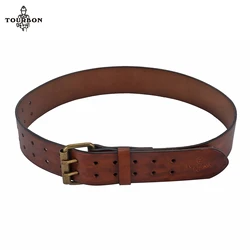 Tourbon porte ceinture en cuir véritable épais pour atelier, support de ceinture robuste pour outils de travail 85 104cm 