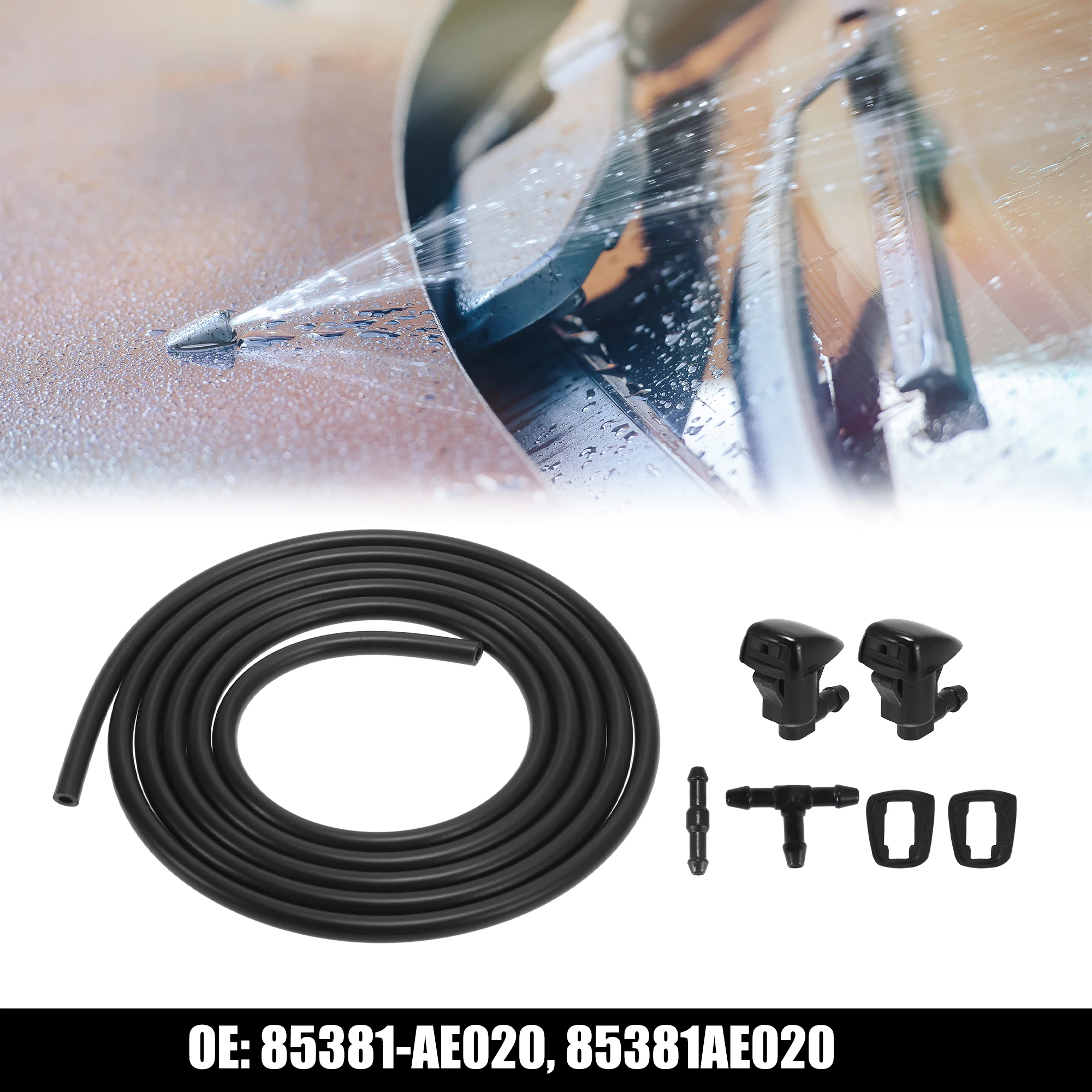 shipping them globally X AUTOHAUX 7pcs Front Windshield Washer Nozzles