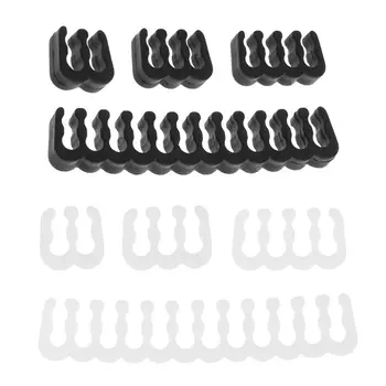 

10Pcs PP Cable Comb Clamp Clip Organizer Dresser for 2.5-3.2mm PC Power Cables